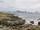 نمایی از سواحل صخره ای و شهر بوسان در مسیر ایگیده به  اسکای واک