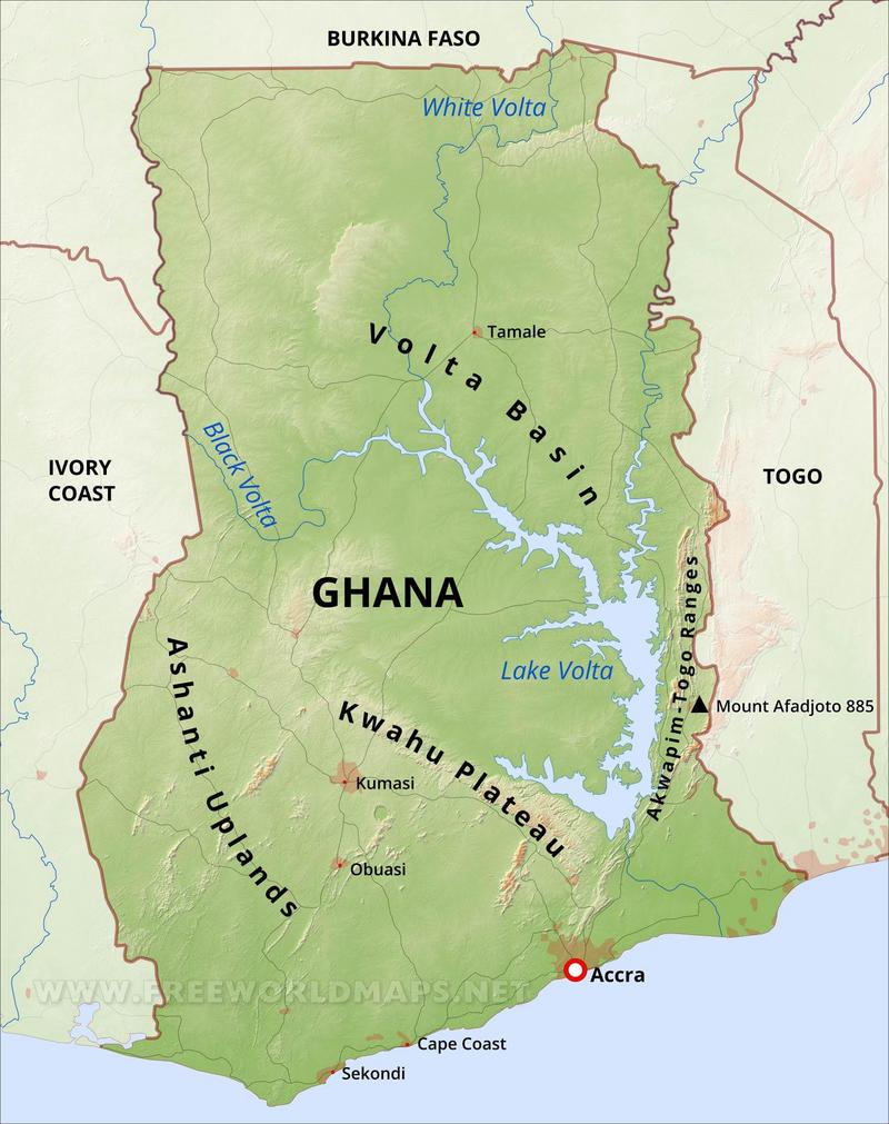 نقشه غنا