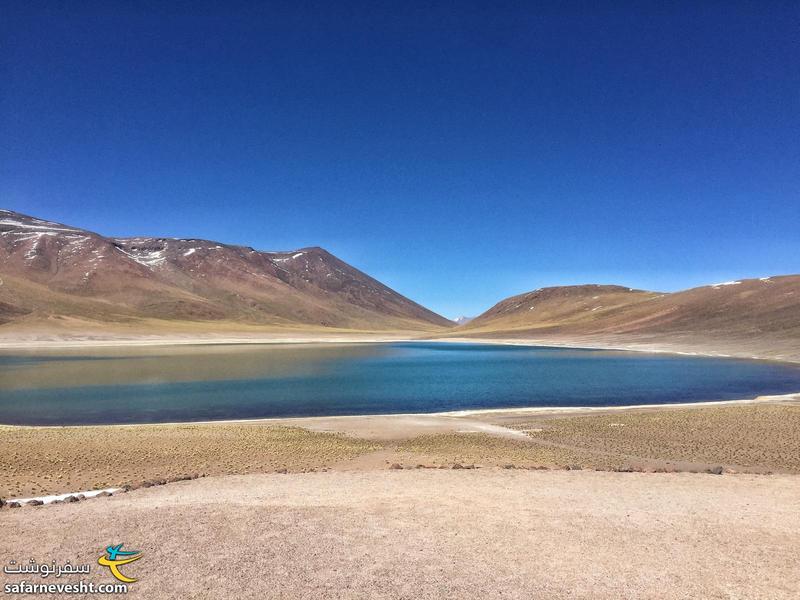 دریاچه ای دیگر در ارتفاعات صحرا آتاکامای شیلی