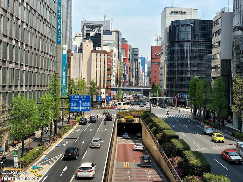 خیابان های تمیز توکیو