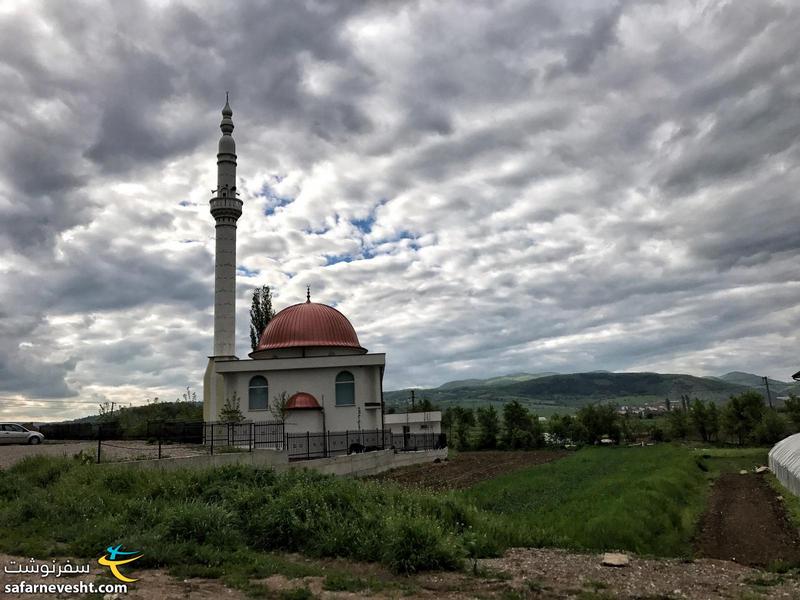 A mosque near Gjilan in Kosovo