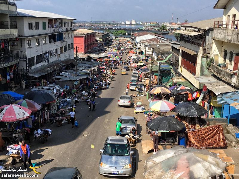بازار واترفرانت مونروویا پایتخت لیبریا