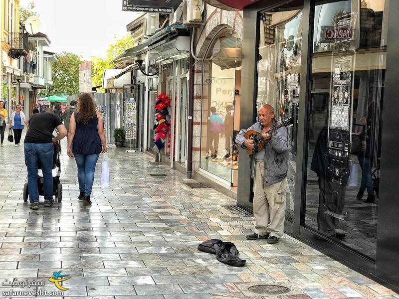 موسیقی خیابانی در اوخرید مقدونیه