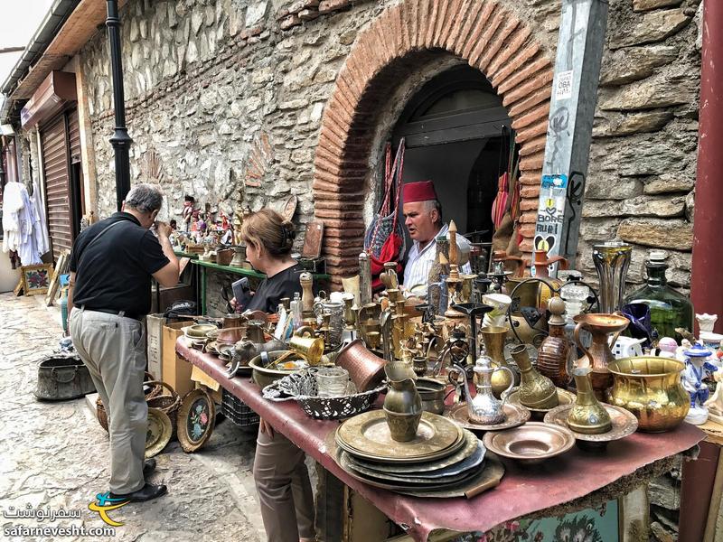 عتیقه فروشی در بازار قدیم اسکوپیه