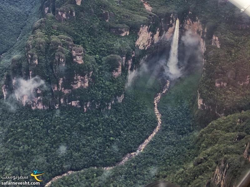 این یك آبشار بلند دیگه در نزدیكی آبشار آنجل هست كه فقط با پرواز می شه دیدش