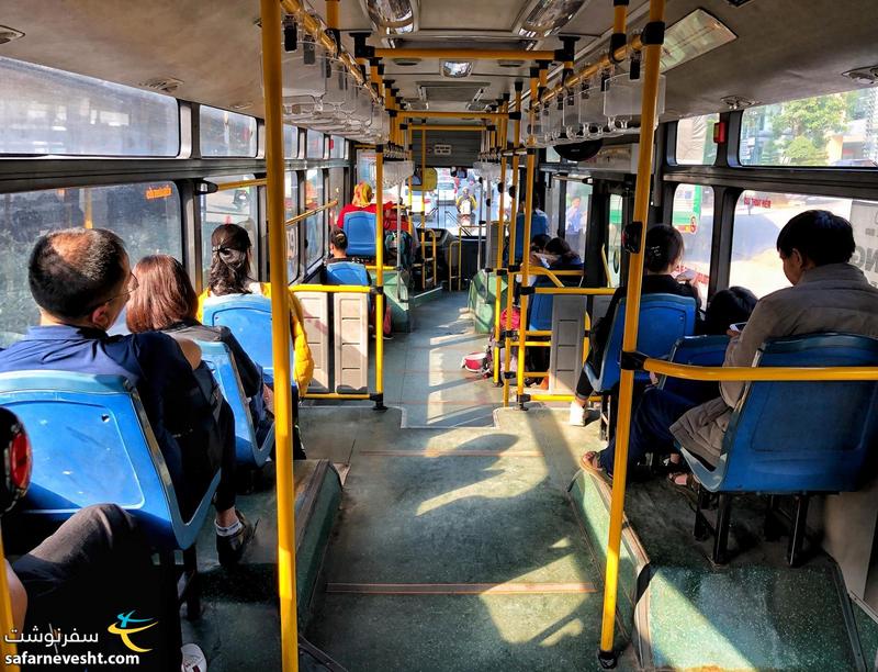 اتوبوس های عمومی شهر سایگون